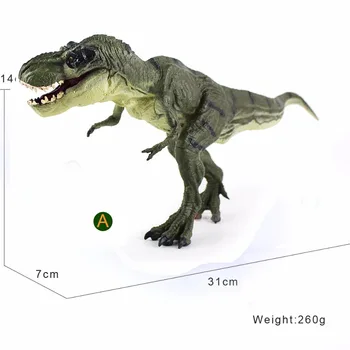 Wiben Jurassic Tyrannosaurus Rex T-Rex Dinosaur Legetøj Action Figur Dyr Model Indsamling Læring Og Pædagogisk Børn Gave