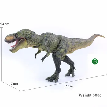 Wiben Jurassic Tyrannosaurus Rex T-Rex Dinosaur Legetøj Action Figur Dyr Model Indsamling Læring Og Pædagogisk Børn Gave