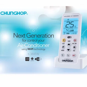 WIFI Universal A/C controller klimaanlæg aircondition fjernbetjening CHUNGHOP K-380EW