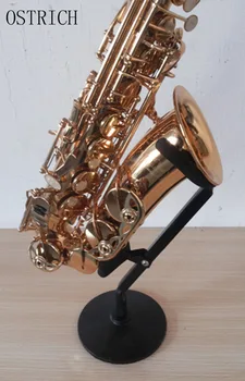 Wired Saxophone Alto Saxophone stå, Tenor Saxofon indehaveren Sort bæretaske - Nye Sax Stå