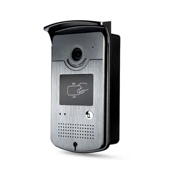Wired Video Dør Telefon Intercom System Kode Dørklokken Kamera Med CMOS-Night Vision Læser Kortet til XSL-ID Indgang Maskine