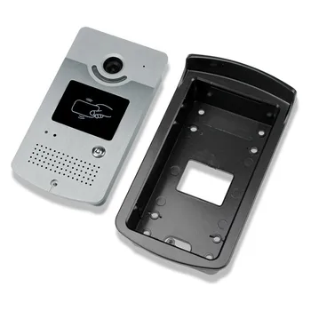 Wired Video Dør Telefon Intercom System Kode Dørklokken Kamera Med CMOS-Night Vision Læser Kortet til XSL-ID Indgang Maskine