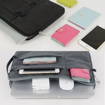 WIWU Vandtæt Laptop Taske Case til MacBook Pro 13 15 airbag for Xiaomi Notebook Air 13 Stødsikker Nylon Laptop Sleeve 14 15.6