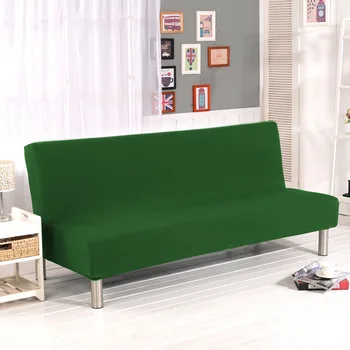 WLIARLEO Fast Sofa Dækning af Elastisk stof sofa dække Sofa Slipcover Slik Grønne All inclusive Dækker For Sofaen Uden Armlæn