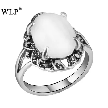 WLP Enkel Vintage Antikke Boheme-Stil, Opaler Sten Ringe Dekoration Elegante Kvinder Mode Finger Ringe Gratis Fragt