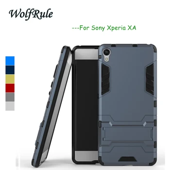 WolfRule Anti-banke sFor Tilfælde sony xperia xa Silikone Cover+ Slank Plast Holder etui Til sony xperia xa tilfælde F3113 For Sony XA