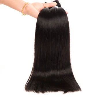 Wonder girl Brasilianske Straight Hair Weave Bundter 100g menneskehår Bundter Remy Hair Extension 1PC Ingen Virvar Ingen Udgyde