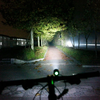 WOSAWE 1200 Lumen XMK T6 Cykel Lys Lampe Vandtæt LED Cykling Cykel Cykel Foran Lys lommelygte Med USB - + DV-Kabel