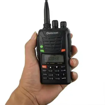 Wouxun KG-UV6D Dual Band VHF/UHF Professionel FM-To-vejs Radio Tone Burst/LAMPE/SOS skinke CB radio WOUXUN KG UV6D Walkie Talkie