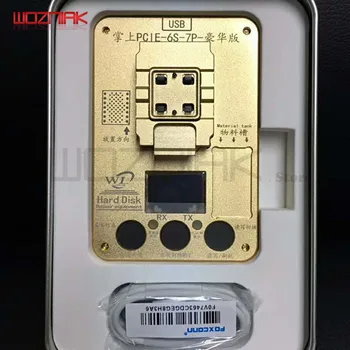 Wozniak WL PCIE NAND Flash-ic chip til iphone SE 6s 6sp 7P 7 PRO ard-disk test reparation instrument, Programmør HDD Seriel SN