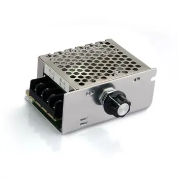 WSFS Hot Spænding regulator Spænding Hastighed Controller SCR Lysdæmper + Shell AC 220V 4000W