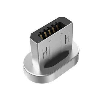 WSKEN Mini 2 LED Magnetisk USB-Kabel, Hurtig Opladning Magnetiske Charger Micro USB Kabel Til Samsung S6 S7 Kant Mikro-USB-Enheder, 1M