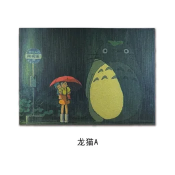 WXH,Totoro A /klassisk Japansk Tegnefilm Tegneserier/kraftpapir/Wall stickers/bar plakat/Retro Plakat/dekorative maleri 51x35.5cm