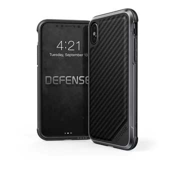 X-Doria Forsvar Lux-Case til iPhone X Coque, Military Grade Drop Testet, Aluminium Telefon Beskyttende etui til iPhone X Cover