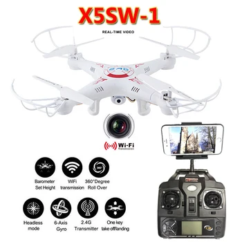 X5C -1 Dron Quadrocopter Droner Med Kamera HD X5SW -1 Profissional Quadcopter X5 RC Helikopter 2,4 G 6-aksen Helicoptero