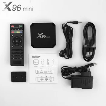 X96 mini Android 7.1 Smart IP TV Boksen 4K Quad Core 1 År QHDTV Kode Abonnement Europa-Kanaler X96mini fransk arabisk IPTV Boks