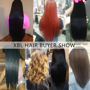 XBL HÅR, Brazilian Hår Væve Bundter Lige Remy Human Hair 1Pc/masse Naturlige Farve Kan være Farvestof Gratis Fragt