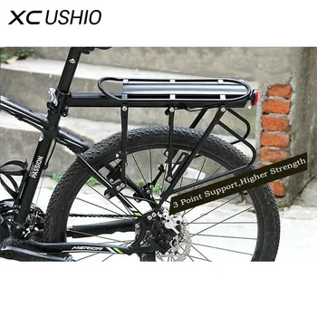 XC USHIO Mountain bike Cykel Racks Cargo Aluminium Cykel bagagebære MTB Cykel Mountainbike, racercykler Bageste Rack-Sort