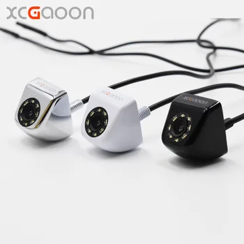 XCGaoon CCD Bil førerspejlets Kamera Fast Vandtæt ( IP67 ) Vidvinkel 8 LED Lys for nattesyn Parkering Vende Bistand