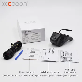 XCGaoon Wifi 170 graders Bil DVR Video-Optager Videokameraet Dash Kamera, 1080P Nat Version Novatek 96655 Bruge SONY 322 Sensor