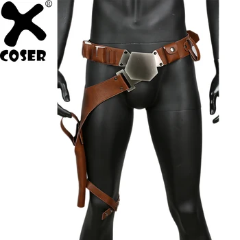 XCOSER Helt Nye Herre Halloween Kostume Party Opdateret vision, Han Solo, Bælte med Pistol Hylster Filmen Star Wars, Cosplay Rekvisitter