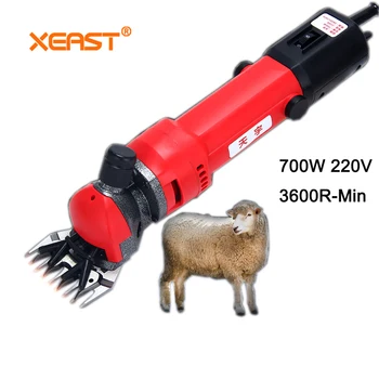Xeast OS/EU stik 220V 700W electric sheep clippers Elektriske klippemaskiner For Dyr lav støj hastighed justering saks uld
