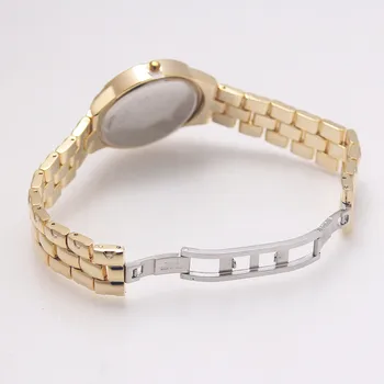 XG49 Luksus G&D-Kvinder Mekaniske Armbåndsure Gyldne Krystal Mode Kvinder Armbånd Ur i Rustfrit Stål Relojes Mujer Kløver Gaver