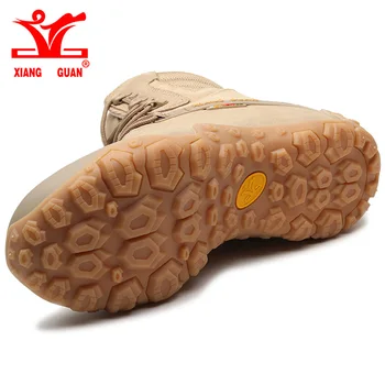 Xiang Guan Sport Taktiske Mænd Støvler New Slid-Resistente Camping Sneakers Sort Klatring Vandtæt Støvler Kvinder Vandreture Fodtøj
