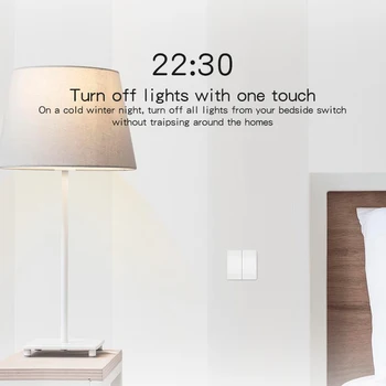 Xiaomi Aqara Smart Home Trådløse ZiGBee-Tasten Live & Neutral ledning Væggen Skifte Lys-Styring Via Smarphone APP Remote Ved Mijia APP