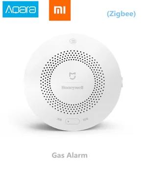 Xiaomi Honeywell Gas Alarm Detektor, Aqara Zigbee Fjernbetjening CH4 Overvågning Loft&Væg Monteret Nem at Installere Arbejde Mijia APP