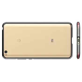 Xiaomi mi max 2 tilfælde To farver aluminum metal bumper case for xiaomi mi max2 coque