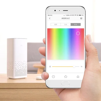 Xiaomi Mijia Smart LED-natbordet Cylinder Tryk Dæmpbar Lampe Bluetooth Og WiFi Dual Control Af Smart Telefon