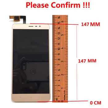 Xiaomi Redmi Note 3 LCD Display +Touch Screen Digitizer Glas Panel Montering Skærmen For Xiaomi Redmi Note 3 Pro Prime FHD 5.5