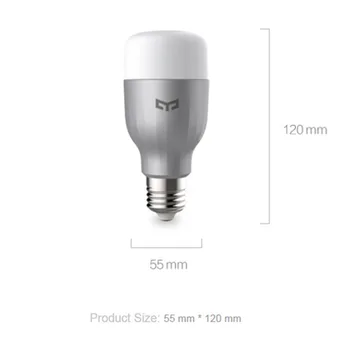 Xiaomi Smart Home Automation Mijia Yeelight Intelligent LED-Pære, WIFI Lys 8W Hvid / Farverige Lampe domotica domotique