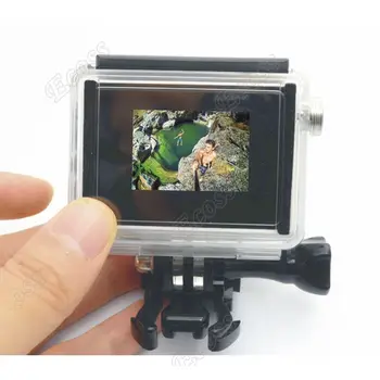 XiaoMi Yi Kamera Eksterne protector Vandtæt taske+1.38 Tommer Farve TFT LCD-skærm skærm Til Xiao Yi tilbehør Sæt