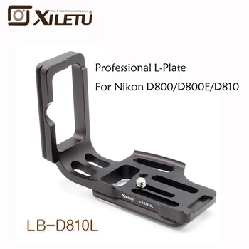 Xiletu LB-D810L Professionel Quick Release Plade L Hoved Til Nikon D800/D800E D810 Arca Standard