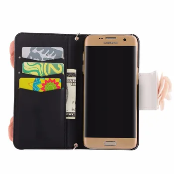 XINGDUO Sager til Samsung Galaxy S8 Pung sag Flip Cover Kvinder Diamant Flip Wallet Læder taske Til Samsung Galaxy S8 Plus