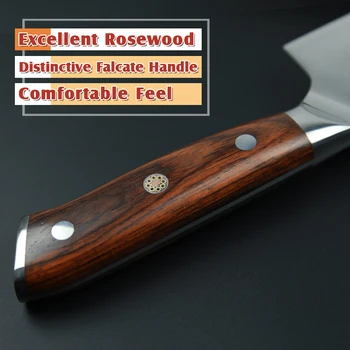 XINZUO 2pc køkkenkniv sæt Damaskus stål kokkeknive professionel santoku knive i rustfrit stål ik kød cutter