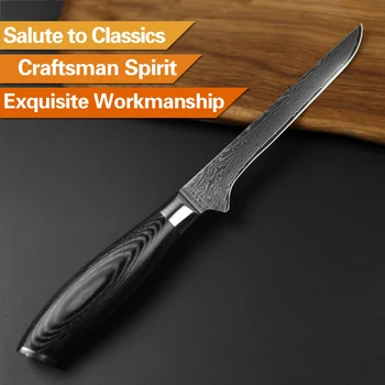 XINZUO 5.5 tommer udbening kniv Damaskus rustfrit stål køkken knive super skarpe japansk VG10 pro kok skinke kniv køkken værktøj