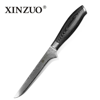 XINZUO 5.5 tommer udbening kniv Damaskus rustfrit stål køkken knive super skarpe japansk VG10 pro kok skinke kniv køkken værktøj