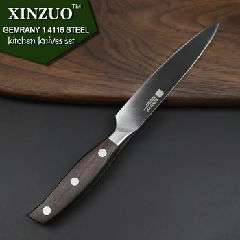 XINZUO køkken redskaber til 3 Pc ' er køkkenkniv sæt værktøj Kokkens kniv med højt kulstofindhold Tyskland 1.4116 rustfrit stål Køkken Knive sæt
