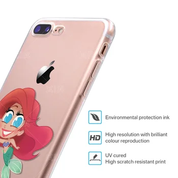 XIX 2017 nye ankomst til funda iPhone X sag Søde Prinsesse blød silikone stødsikkert beskyttende TPU cover til iPhone X sag