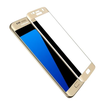 Xnyocn 9H 3D Buede Fuld Dækning Skærm Protektor Hærdet Glas til Samsung Galaxy S7 kant S8 Beskyttende Film med retail pakke