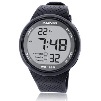 XONIX Ure Luksus Mænd Unisex 100M Relogio Masculino LED Digital Dykning Reloj Hombre Sport Timer Sumergible Kjole armbåndsur