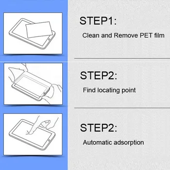 XSKEMP 9H Tablet Rigtig Hærdet Glas Film For Lenovo-Tab 3 Plus 7 (TB-7703F/X) 0,3 mm Klart, ridsesikkert Screen Protector Guard