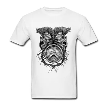 XXXL Sommer T-Shirts Spartan Hjelme Rund Hals Bomuld kortærmet Sjove T-Shirt Nye Ankomst Mænds Shirt