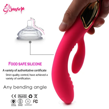YAFEI 10 Speed Fleksibel Kanin Blød Vibrator G spot Vbrator dildo Kvindelige Onani Massageapparat Sex Machine Sex legetøj til Kvinder