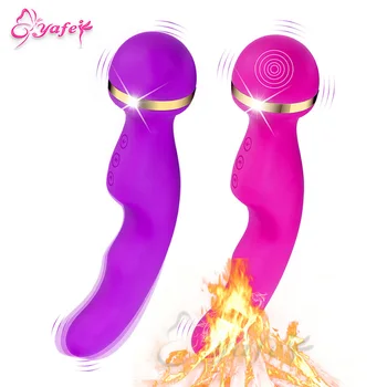 YAFEI 10 Speed Intelligent Varme Vibrator G Spot Powerful Magic Wand Massager Vibrationer Voksen sexlegetøj Vibrator til Kvinder