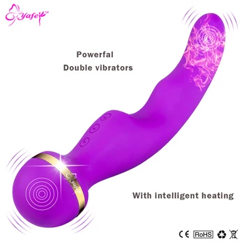 YAFEI 10 Speed Intelligent Varme Vibrator G Spot Powerful Magic Wand Massager Vibrationer Voksen sexlegetøj Vibrator til Kvinder