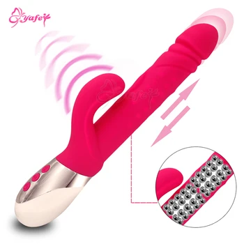 YAFEI 10 Speed Kanin Vibratorer Klitoris Stimulator Realistisk dildo G spot Vibratorer Intime sexlegetøj sexlegetøj til Kvinder
